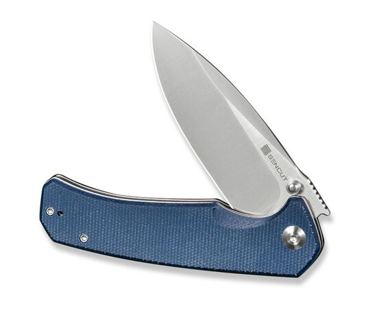 Нож Sencut Skarnax, Blue Micarta, Satin (S24025-3), изображение 5 Нож Sencut Skarnax, Blue Micarta, Satin (S24025-3), изображение 5