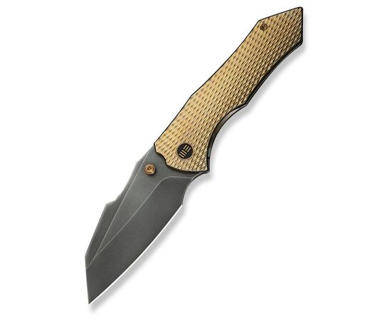 Нож Weknife High-Fin XL, Gold Titanium, Darkwash (WE24010-3), изображение 2 Нож Weknife High-Fin XL, Gold Titanium, Darkwash (WE24010-3), изображение 2