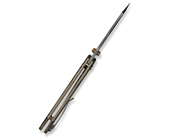 Нож Weknife High-Fin XL, Gold Titanium, Darkwash (WE24010-3), изображение 4 Нож Weknife High-Fin XL, Gold Titanium, Darkwash (WE24010-3), изображение 4