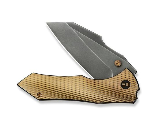 Нож Weknife High-Fin XL, Gold Titanium, Darkwash (WE24010-3), изображение 5 Нож Weknife High-Fin XL, Gold Titanium, Darkwash (WE24010-3), изображение 5