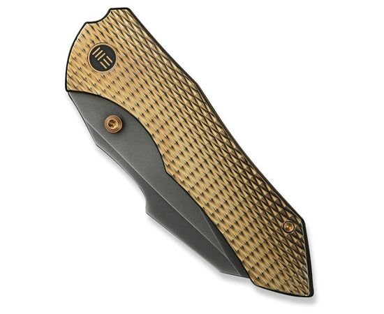 Нож Weknife High-Fin XL, Gold Titanium, Darkwash (WE24010-3), изображение 6 Нож Weknife High-Fin XL, Gold Titanium, Darkwash (WE24010-3), изображение 6