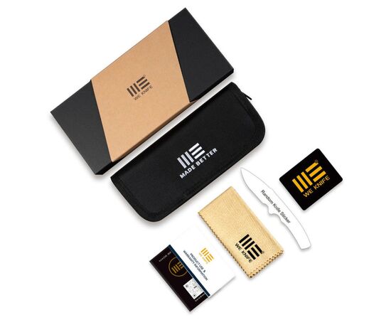 Нож Weknife High-Fin XL, Gold Titanium, Darkwash (WE24010-3), изображение 9 Нож Weknife High-Fin XL, Gold Titanium, Darkwash (WE24010-3), изображение 9