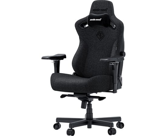 Кресло игровое Anda Seat Kaiser 3 Pro Fabric Size XL Dark Gray (AD12YDC-XL-01-GB-PV/F-G01), изображение 3 Кресло игровое Anda Seat Kaiser 3 Pro Fabric Size XL Dark Gray (AD12YDC-XL-01-GB-PV/F-G01), изображение 3