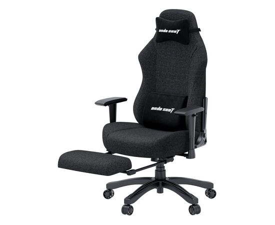 Кресло игровое Anda Seat Luna Pro Fabric Size L Dark Gray (AD18T-44-GB-F), изображение 3 Кресло игровое Anda Seat Luna Pro Fabric Size L Dark Gray (AD18T-44-GB-F), изображение 3