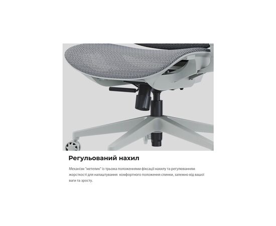 Кресло игровое Anda Seat X-Air Mega Size XL Mesh Gray (AD-WY-01-GGF), изображение 10 Кресло игровое Anda Seat X-Air Mega Size XL Mesh Gray (AD-WY-01-GGF), изображение 10