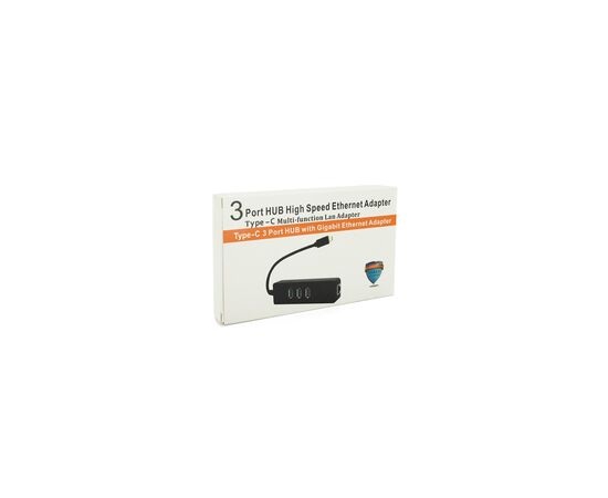 Концентратор Voltronic USB-C to 3xUSB 3.0 + RJ45 1000Mbps black (YT-TCA3H3+Et-W), изображение 3 Концентратор Voltronic USB-C to 3xUSB 3.0 + RJ45 1000Mbps black (YT-TCA3H3+Et-W), изображение 3