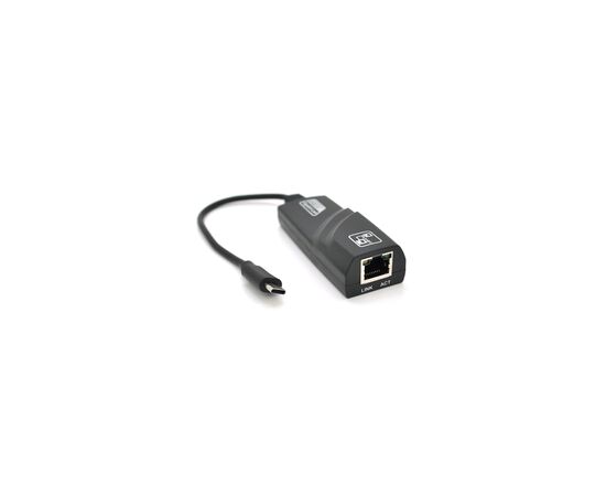Переходник USB-C to RJ45 1000Mbps black Voltronic (Type-C- Rj-45.G/25849)