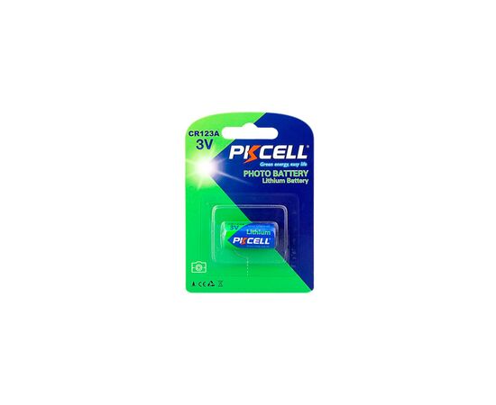 Батарейка CR 123A 3V Lithium PkCell (CR123A-1B)