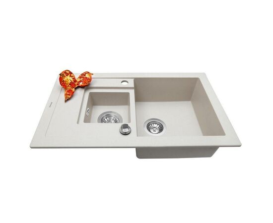 Мийка кухонна Perfelli PIERRA PGP 536-78 LIGHT BEIGE, зображення 3