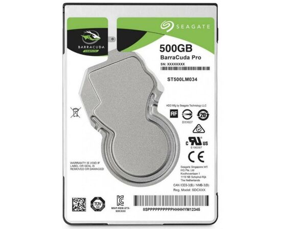 Жесткий диск для ноутбука 2.5" 500GB Seagate (# ST500LM034-FR #) Жесткий диск для ноутбука 2.5" 500GB Seagate (# ST500LM034-FR #)