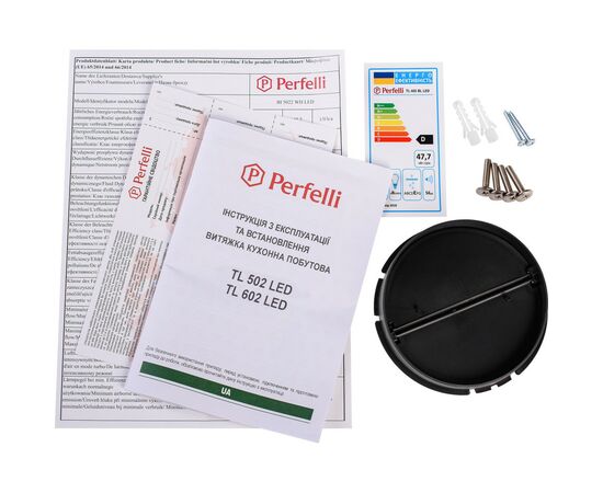 Вытяжка кухонная Perfelli TL 602 BL LED, изображение 11 Вытяжка кухонная Perfelli TL 602 BL LED, изображение 11