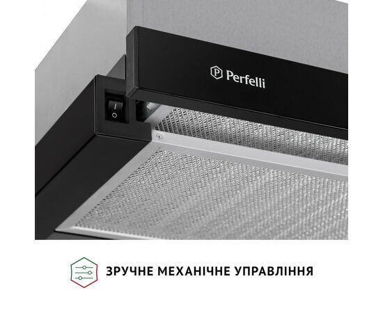 Вытяжка кухонная Perfelli TL 602 BL LED, изображение 5 Вытяжка кухонная Perfelli TL 602 BL LED, изображение 5
