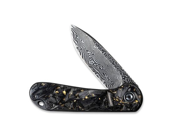 Нож Civivi Elementum, Damascus, Carbon Fiber (C907C-DS1), изображение 2 Нож Civivi Elementum, Damascus, Carbon Fiber (C907C-DS1), изображение 2