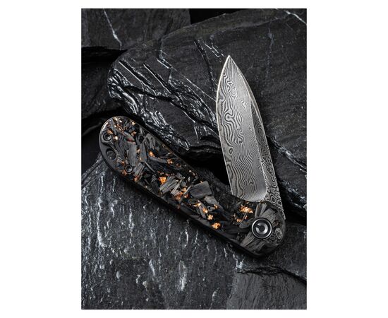 Нож Civivi Elementum, Damascus, Carbon Fiber (C907C-DS3), изображение 4 Нож Civivi Elementum, Damascus, Carbon Fiber (C907C-DS3), изображение 4