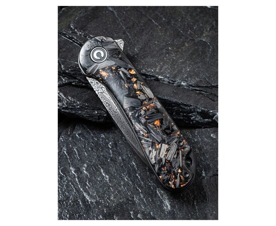 Нож Civivi Elementum, Damascus, Carbon Fiber (C907C-DS3), изображение 7 Нож Civivi Elementum, Damascus, Carbon Fiber (C907C-DS3), изображение 7
