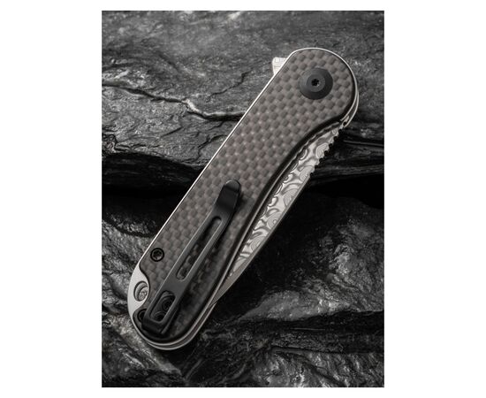 Нож Civivi Elementum, Damascus, Carbon Fiber/G10 (C907DS), изображение 12 Нож Civivi Elementum, Damascus, Carbon Fiber/G10 (C907DS), изображение 12