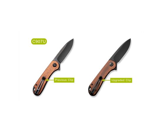 Нож Civivi Elementum, Satin, деревина Guibourtia (C907U), изображение 2 Нож Civivi Elementum, Satin, деревина Guibourtia (C907U), изображение 2