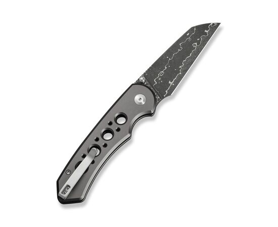 Нож Civivi Pragma Prime, Damascus, сірий алюміній (C24067-DS1), изображение 3 Нож Civivi Pragma Prime, Damascus, сірий алюміній (C24067-DS1), изображение 3