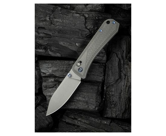 Нож Weknife Bougie Banter, Stonewash, титан (WE24009-2), изображение 4 Нож Weknife Bougie Banter, Stonewash, титан (WE24009-2), изображение 4
