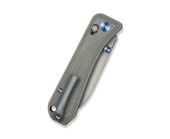 Нож Weknife Bougie Banter, Stonewash, титан (WE24009-2), изображение 7 Нож Weknife Bougie Banter, Stonewash, титан (WE24009-2), изображение 7