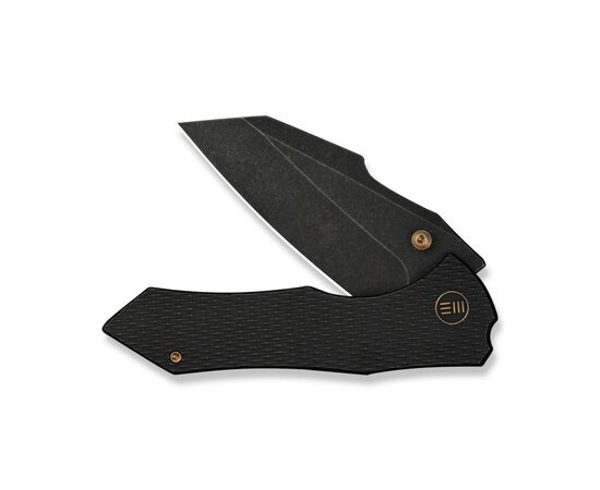Нож Weknife High-Fin XL, Darkwash, чорний титан (WE24010-1), изображение 5 Нож Weknife High-Fin XL, Darkwash, чорний титан (WE24010-1), изображение 5