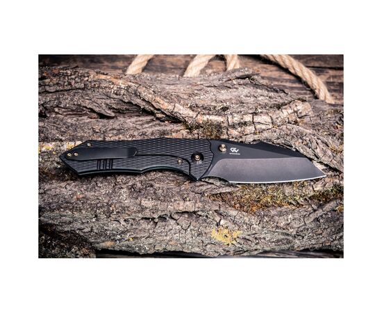 Нож Weknife High-Fin XL, Darkwash, чорний титан (WE24010-1)