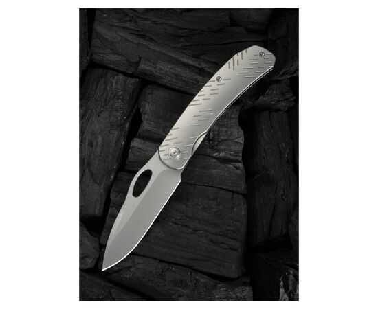 Нож Weknife Inmate, Bead Blast, титан (WE23096B-1), изображение 6 Нож Weknife Inmate, Bead Blast, титан (WE23096B-1), изображение 6