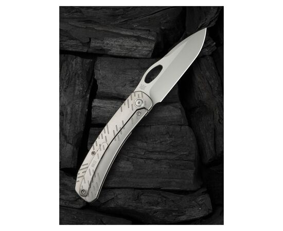 Нож Weknife Inmate, Bead Blast, титан (WE23096B-1), изображение 7 Нож Weknife Inmate, Bead Blast, титан (WE23096B-1), изображение 7