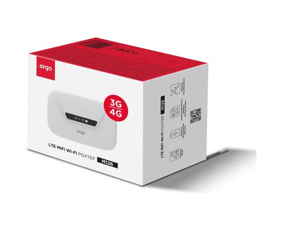 Мобильный Wi-Fi роутер Ergo M126, изображение 6 Мобильный Wi-Fi роутер Ergo M126, изображение 6