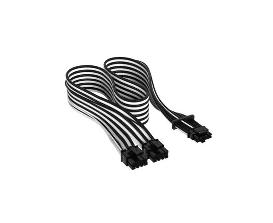 Кабель питания video power 12+4pin PCIe Gen 5 12VHPWR 600W black/white Corsair (CP-8920333) Кабель питания video power 12+4pin PCIe Gen 5 12VHPWR 600W black/white Corsair (CP-8920333)