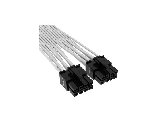 Кабель питания video power 12+4pin PCIe Gen 5 12VHPWR 600W white Corsair (CP-8920332), изображение 2 Кабель питания video power 12+4pin PCIe Gen 5 12VHPWR 600W white Corsair (CP-8920332), изображение 2