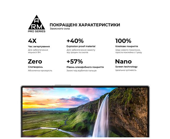 Стекло защитное Armorstandart Pro Samsung Fold 6 external display (ARM88011), изображение 5 Стекло защитное Armorstandart Pro Samsung Fold 6 external display (ARM88011), изображение 5