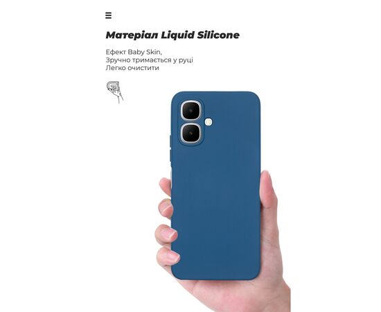 Чохол до мобільного телефона Armorstandart ICON Infinix Smart 10 4G Dark Blue (ARM87467), зображення 7