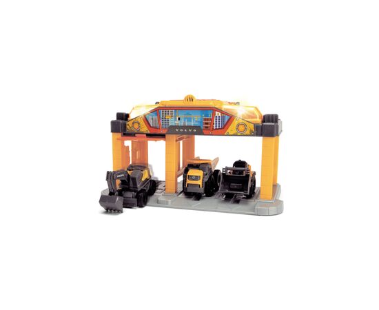 Игровой набор Dickie Toys Вольво. Строительная микростанция со звуковыми и световыми эффектами, 3 машины (3725010) Игровой набор Dickie Toys Вольво. Строительная микростанция со звуковыми и световыми эффектами, 3 машины (3725010)