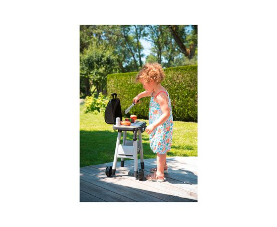 Игровой набор Smoby Барбекю гриль на колесах, 18 аксессуаров (312001), изображение 3 Игровой набор Smoby Барбекю гриль на колесах, 18 аксессуаров (312001), изображение 3