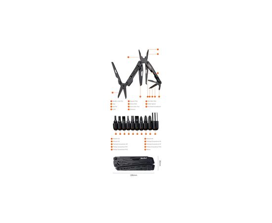 Мультитул NexTool Black Knight (NE20151), изображение 8 Мультитул NexTool Black Knight (NE20151), изображение 8