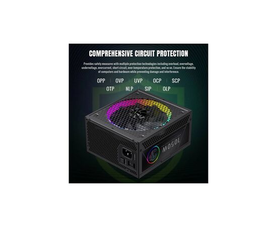 Блок питания Gamemax 1050W (RGB 1050G), изображение 7 Блок питания Gamemax 1050W (RGB 1050G), изображение 7