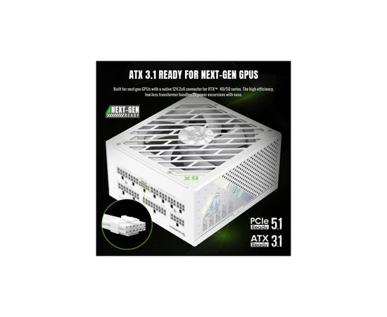 Блок питания Gamemax 850W (GX PRO 850G WH), изображение 6 Блок питания Gamemax 850W (GX PRO 850G WH), изображение 6