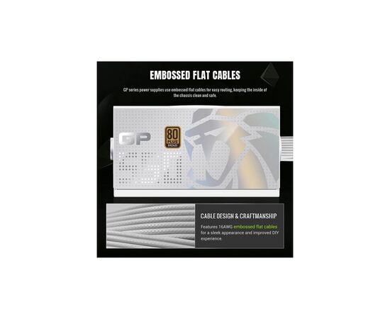 Блок питания Gamemax 550W (GP 550B WH), изображение 6 Блок питания Gamemax 550W (GP 550B WH), изображение 6