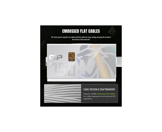 Блок питания Gamemax 750W (GP 750B WH), изображение 6 Блок питания Gamemax 750W (GP 750B WH), изображение 6