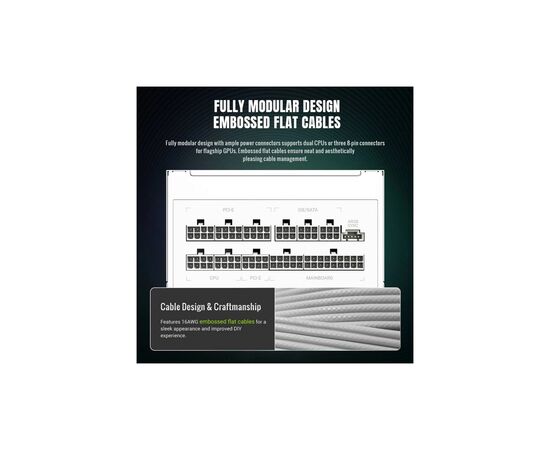Блок питания Gamemax 750W (RGB 750G WH), изображение 7 Блок питания Gamemax 750W (RGB 750G WH), изображение 7