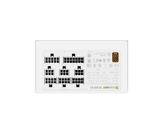 Блок питания Gamemax 800W (GM 800B WH Fully-modular New), изображение 9 Блок питания Gamemax 800W (GM 800B WH Fully-modular New), изображение 9