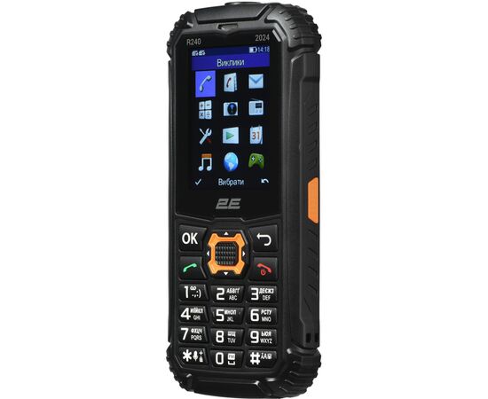 Мобільний телефон 2E R240 2025 Black (694743657623), зображення 9 Мобільний телефон 2E R240 2025 Black (694743657623), зображення 9