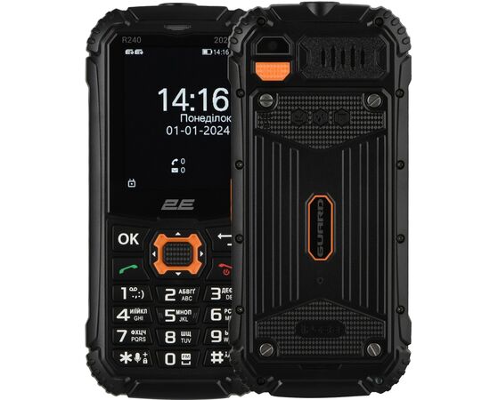 Мобільний телефон 2E R240 2025 Black (694743657623) Мобільний телефон 2E R240 2025 Black (694743657623)