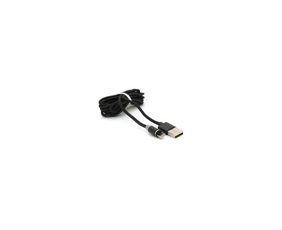 Дата кабель USB 2.0 to Lightning 2.0m 2A magnetic nylon black PiPo (18166), изображение 5 Дата кабель USB 2.0 to Lightning 2.0m 2A magnetic nylon black PiPo (18166), изображение 5