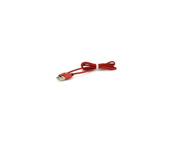 Дата кабель USB 2.0 to Micro 5P 1.0m 2A magnetic nylon red PiPo (18164), изображение 4 Дата кабель USB 2.0 to Micro 5P 1.0m 2A magnetic nylon red PiPo (18164), изображение 4