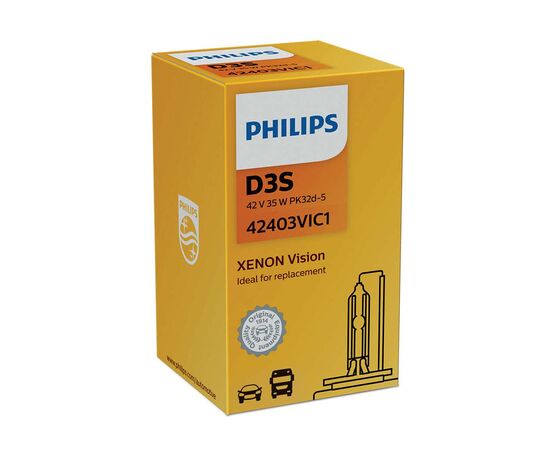 Автолампа Philips D3S 42403VIC1 42V 35W (6493), изображение 3 Автолампа Philips D3S 42403VIC1 42V 35W (6493), изображение 3
