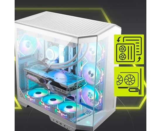 Корпус MSI MAG PANO 100L PZ WHITE, изображение 8 Корпус MSI MAG PANO 100L PZ WHITE, изображение 8