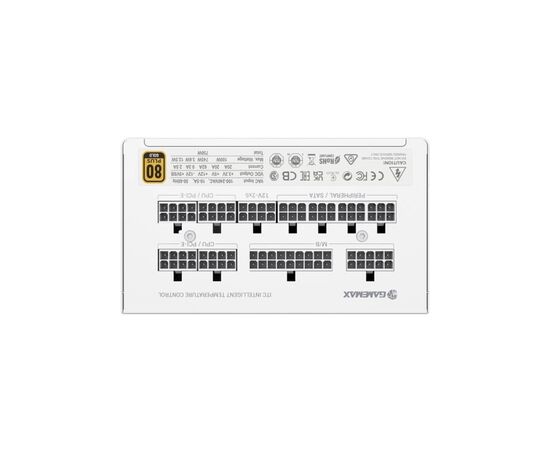 Блок питания Gamemax 750W (GX-750 PRO WH(ATX3.1PCIe5.1)), изображение 6 Блок питания Gamemax 750W (GX-750 PRO WH(ATX3.1PCIe5.1)), изображение 6