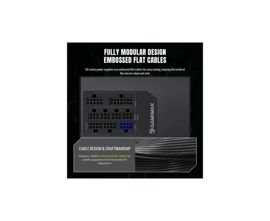 Блок питания Gamemax 750W (GX 750GF), изображение 6 Блок питания Gamemax 750W (GX 750GF), изображение 6